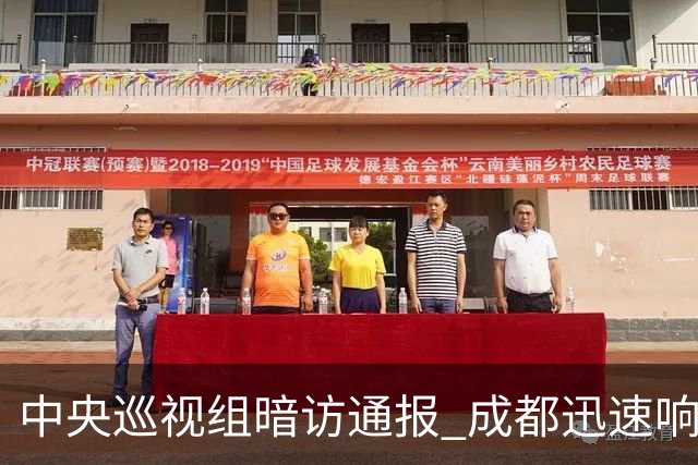 中央巡视组暗访通报 成都迅速响应立案拟顶格处罚